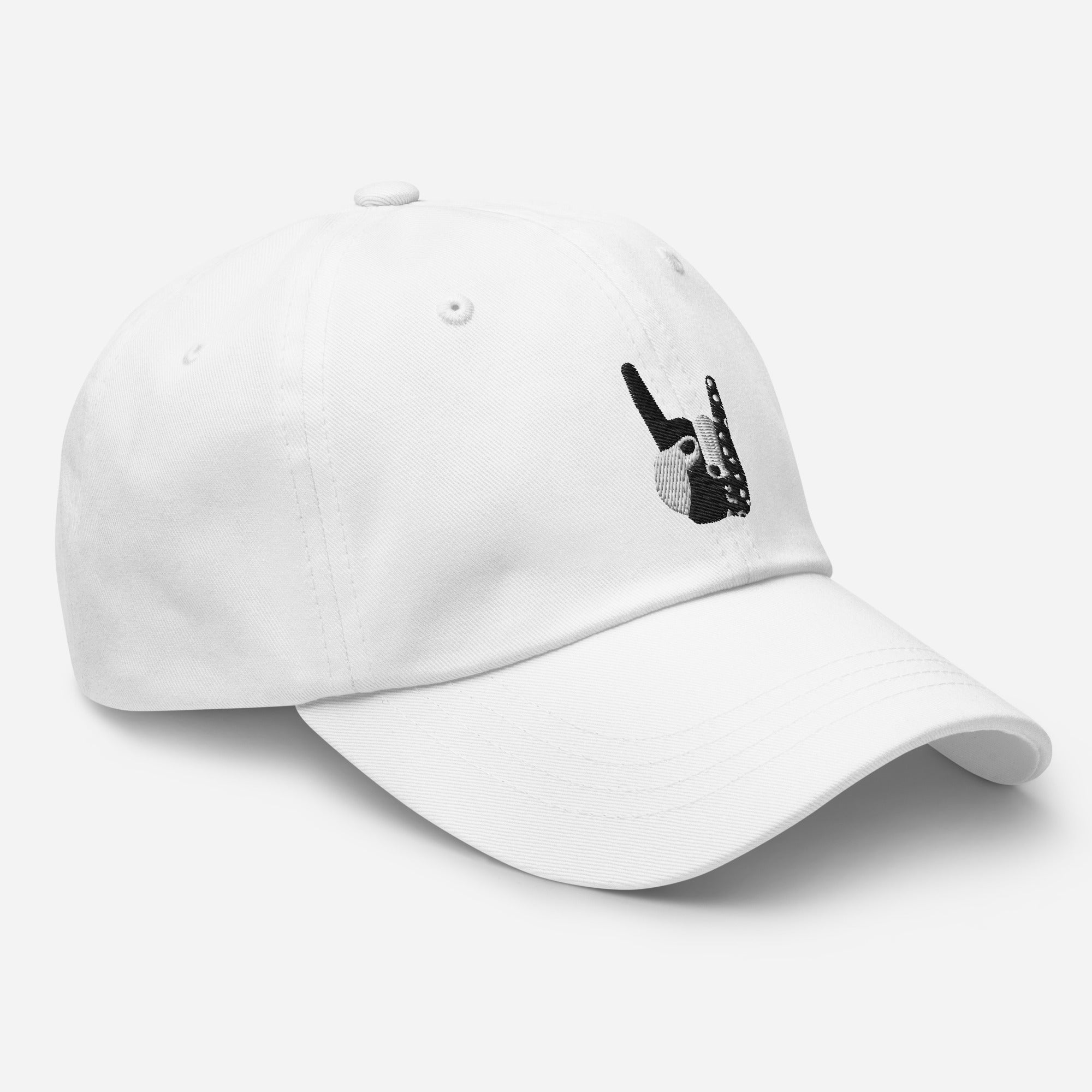 Black and white dad hat online